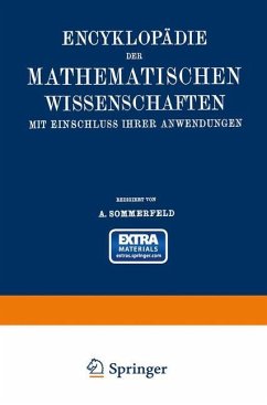 Encyklopädie der mathematischen Wissenschaften mit Einschluss ihrer Anwendungen - Sommerfeld, Arnold