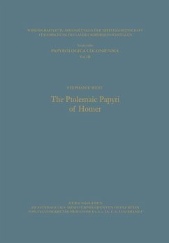 The Ptolemaic Papyri of Homer - West, Stephanie
