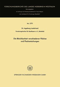 Die Bleichbarkeit verschiedener Flächse und Flachsmischungen - Lambrinoû, Ingeborg