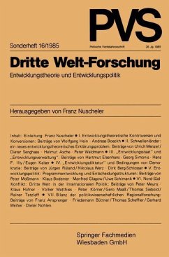 Dritte Welt-Forschung - Nuscheler, Franz