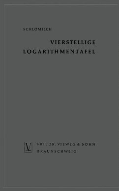 Vierstellige Logarithmentafel - Schlömilch, Oskar