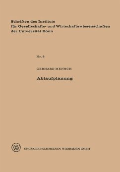 Ablaufplanung - Mensch, Gerhard