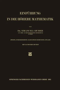Einführung in die höhere Mathematik - Czuber, Emanuel