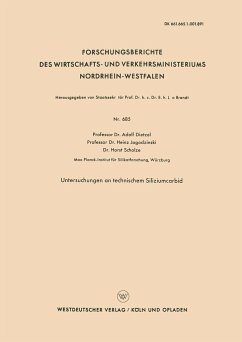 Untersuchungen an technischem Siliziumcarbid - Dietzel, Adolf