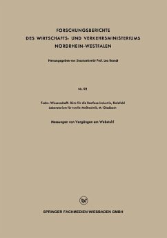 Forschungsberichte des Wirtschafts- und Verkehrsministeriums Nordrhein-Westfalen - Brandt, Leo