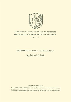 Mythos und Technik - Schumann, Friedrich Karl