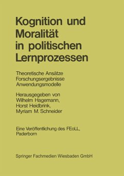 Kognition und Moralität in politischen Lernprozessen - Hagemann, Wilhelm