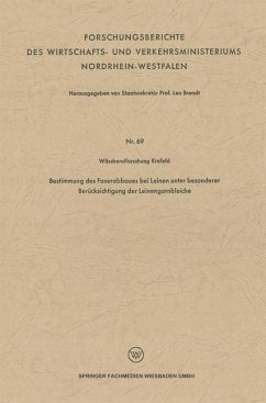 Bestimmung des Faserabbaues bei Leinen unter besonderer Berücksichtigung der Leinengarnbleiche