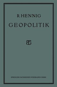 Geopolitik - Hennig, Richard