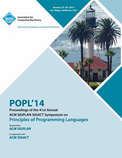 Popl 2014 - 41st ACM Sigplan Sigact Symposium on Principles of Programming Languages - Popl 14 Conference Editors