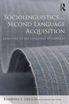 Cover Sociolinguistics and Second Language Acquisition (eBook, PDF)