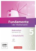Fundamente der Mathematik 5. Schuljahr. Arbeitsheft mit Lösungen und CD-ROM. Gymnasium Niedersachsen