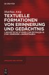 Textuelle Formationen von Erinnerung... - Bild 1