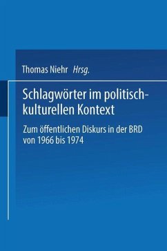 Schlagwörter im politisch-kulturellen Kontext - Niehr, Thomas