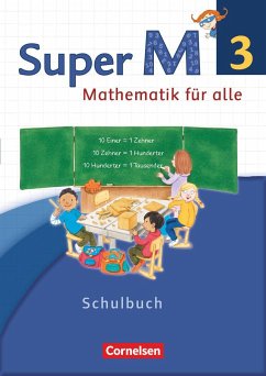 Super M 3. Schuljahr. Schülerbuch mit Kartonbeilagen. Westliche Bundesländer - Viseneber, Gabriele;Manten, Ursula