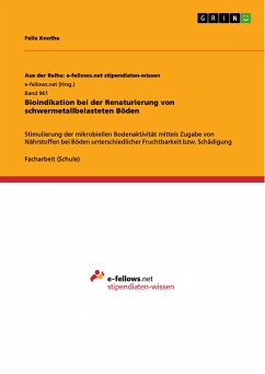 Bioindikation bei der Renaturierung von schwermetallbelasteten Böden (eBook, PDF) - Knothe, Felix