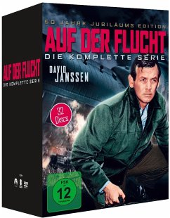 Auf Der Flucht - Die Komplette Serie DVD-Box - Barry Morse,David Janssen