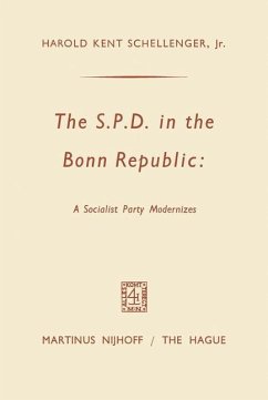 The SPD in the Bonn Republic: A Socialist Party Modernizes