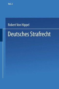 Deutsches Strafrecht - Hippel, Robert v.