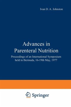 Cover Advances in Parenteral Nutrition