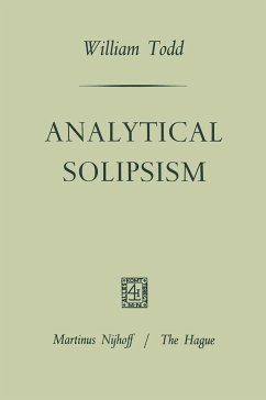 Analytical Solipsism - Todd, William Lewis