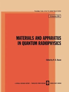 Materials and Apparatus in Quantum Radiophysics