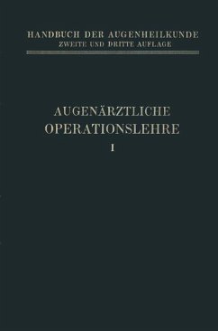 Augenärztliche Operationslehre