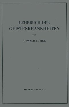 Lehrbuch der Geisteskrankheiten - Bumke, Oswald