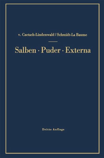 Salben · Puder · Externa