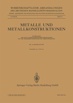Metalle und Metallkonstruktionen - Werner, O.;Böhm, Walter;Schikorr, Gerhard
