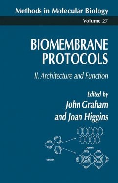 Biomembrane Protocols - Graham, John M.;Higgins, Joan A.