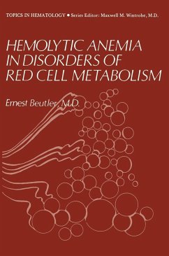 Hemolytic Anemia in Disorders of Red Cell Metabolism - Lindbergh, Ernest