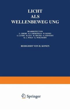 Licht Als Wellenbewegung - Grebe, L.;Herzfeld, K. F.;König, W.