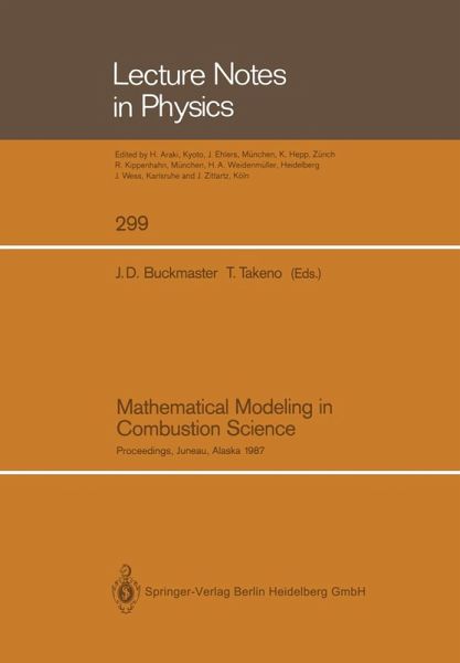 Mathematical Modeling in Combustion Science Mathematical Modeling in Combustion Science