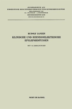 Klinische und hirnbioelektrische Epilepsiestudien - Janzen, Rudolf