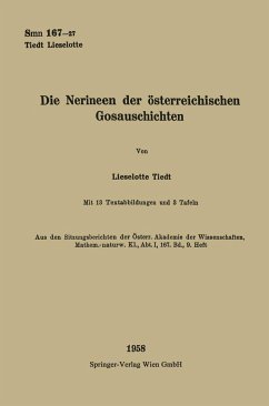 Die Nerineen der österreichischen Gosauschichten - Tiedt, Lieselotte