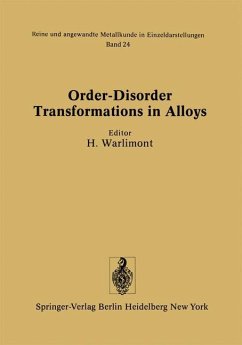 Order-Disorder Transformations in Alloys