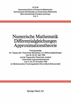 Numerische Mathematik Differentialgleichungen Approximationstheorie - Collatz;Meinradus;Unger