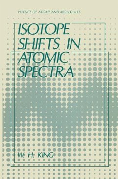 Isotope Shifts in Atomic Spectra - King, W. H.