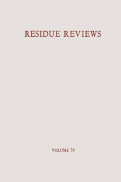 Residue Reviews / Rückstands-Berichte - Gunther, Francis A.