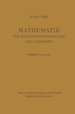 Mathematik für Naturwissenschaftler und Chemiker - Sirk, Hugo