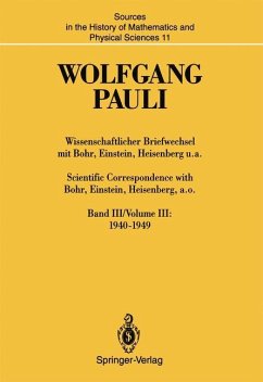 Wissenschaftlicher Briefwechsel mit Bohr, Einstein, Heisenberg u.a. / Scientific Correspondence with Bohr, Einstein, Heisenberg, a.o.