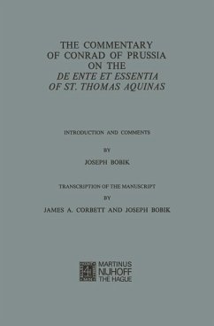 The Commentary of Conrad of Prussia on the De Ente et Essentia of St. Thomas Aquinas - Conradus de Prussia