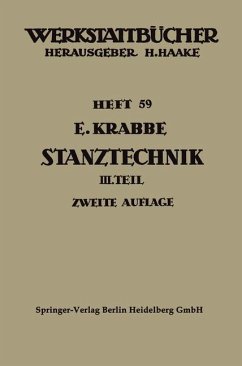 Stanztechnik - Krabbe, Erich;Malmberg, Werner