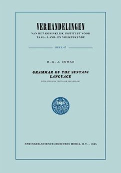Grammar of the Sentani Language