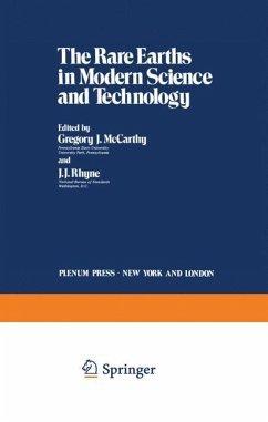 The Rare Earths in Modern Science and Technology - McCarthy, Gregory J.;Rhyne, J. J.