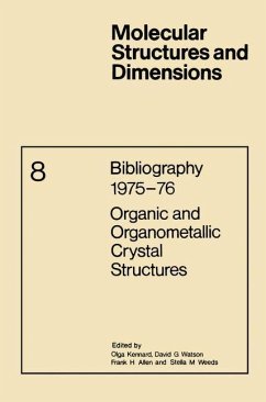 Bibliography 1975¿76 Organic and Organometallic Crystal Structures