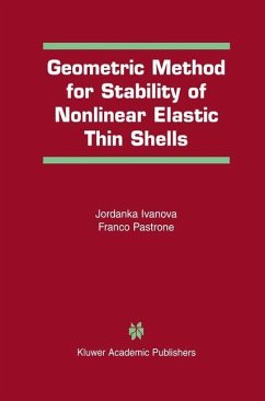 Geometric Method for Stability of Non-Linear Elastic Thin Shells