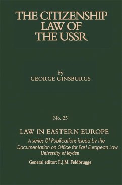 The Citizenship Law of the USSR - Ginsburgs, George