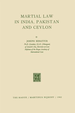Martial Law in India, Pakistan and Ceylon - Minattur, Joseph